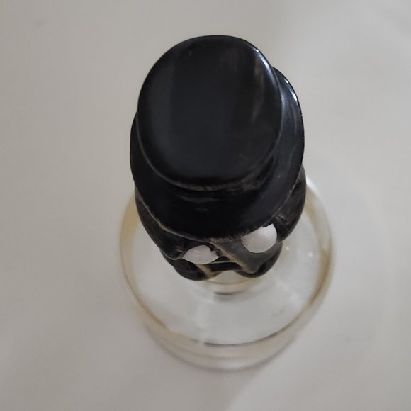 Porcelain Chimney Sweep Boy on Clear/Gold Glass Bell by Goebel Germany - Picture 4 of 10